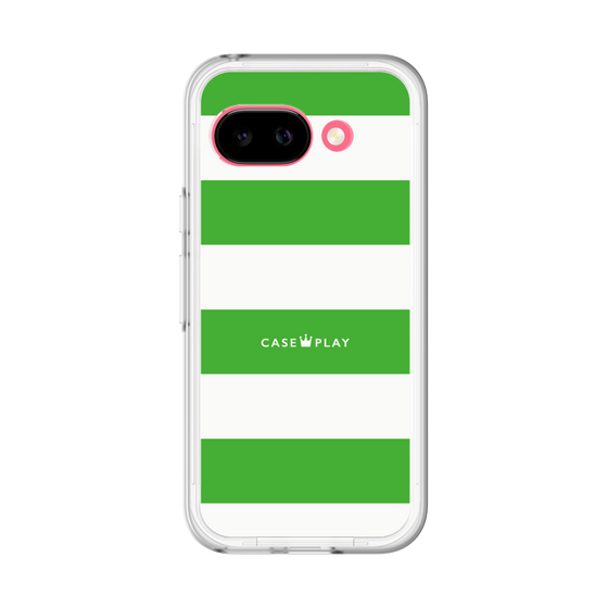 スリムプロテクションプレミアムケース［ Big Border - Green ］