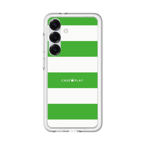 スリムプロテクションプレミアムケース［ Big Border - Green ］