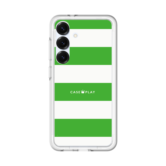 スリムプロテクションプレミアムケース［ Big Border - Green ］