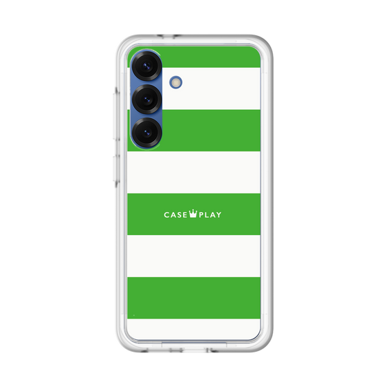 スリムプロテクションプレミアムケース［ Big Border - Green ］