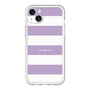 スリムプロテクションプレミアムケース［ Big Border - Purple ］