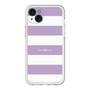 スリムプロテクションプレミアムケース［ Big Border - Purple ］