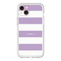 スリムプロテクションプレミアムケース［ Big Border - Purple ］