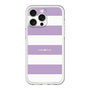 スリムプロテクションプレミアムケース［ Big Border - Purple ］