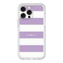 スリムプロテクションプレミアムケース［ Big Border - Purple ］
