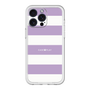 スリムプロテクションプレミアムケース［ Big Border - Purple ］
