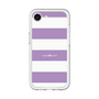 スリムプロテクションプレミアムケース［ Big Border - Purple ］