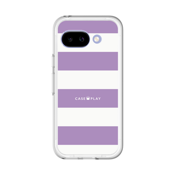 スリムプロテクションプレミアムケース［ Big Border - Purple ］