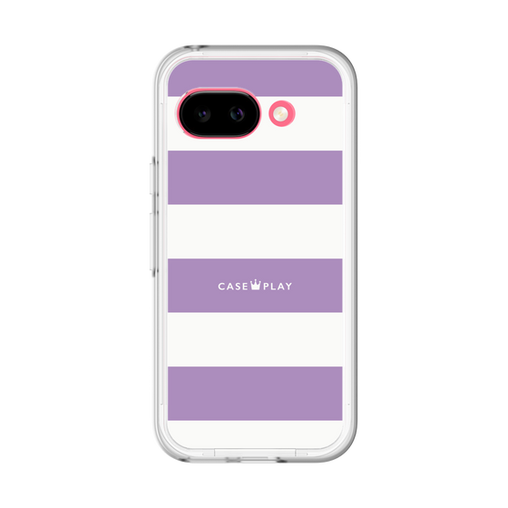 スリムプロテクションプレミアムケース［ Big Border - Purple ］