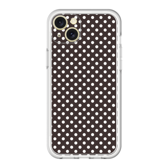 スリムプロテクションプレミアムケース［ Small Dot - Black ］