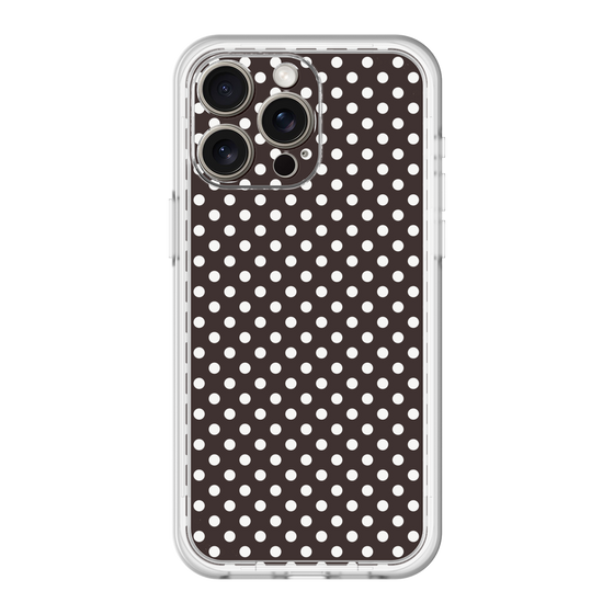スリムプロテクションプレミアムケース［ Small Dot - Black ］
