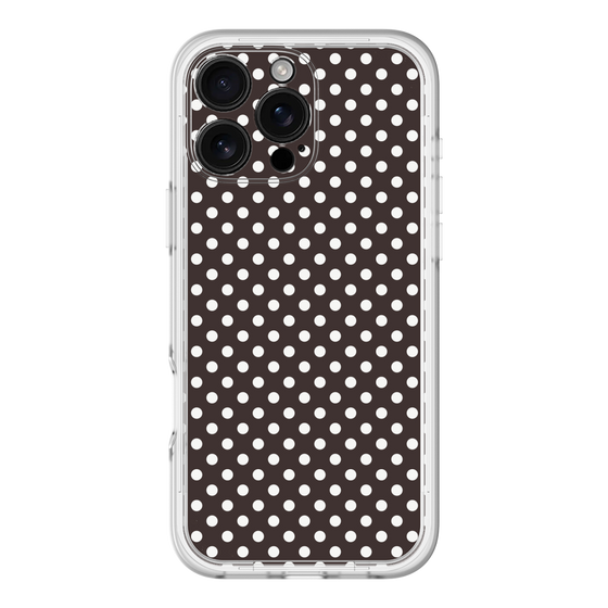 スリムプロテクションプレミアムケース［ Small Dot - Black ］