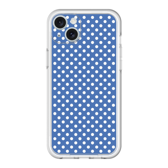 スリムプロテクションプレミアムケース［ Small Dot - Blue ］