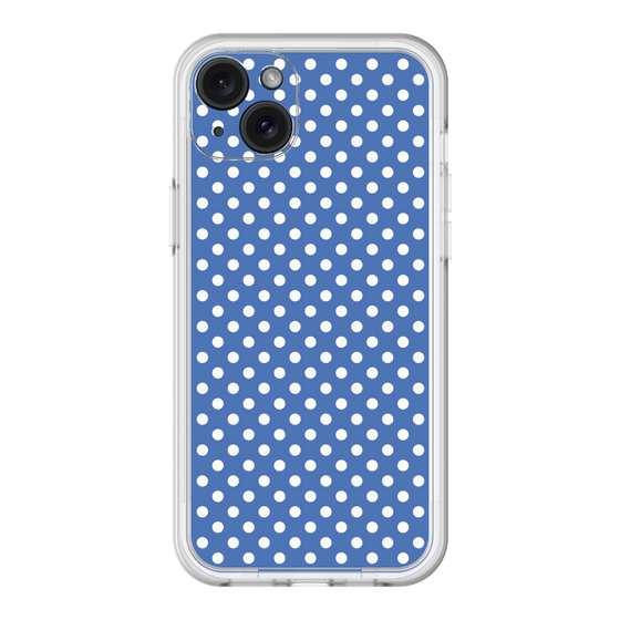 スリムプロテクションプレミアムケース［ Small Dot - Blue ］