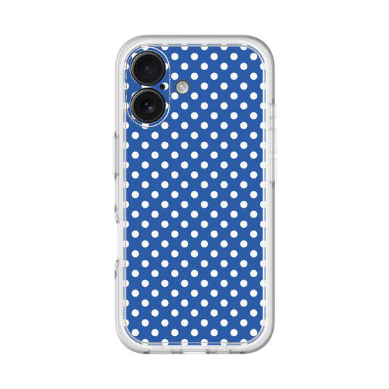 スリムプロテクションプレミアムケース［ Small Dot - Blue ］