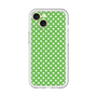 スリムプロテクションプレミアムケース［ Small Dot - Green ］