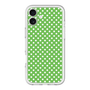 スリムプロテクションプレミアムケース［ Small Dot - Green ］