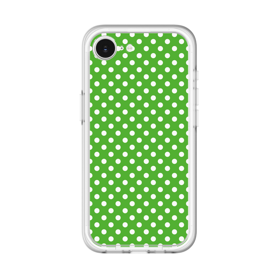 スリムプロテクションプレミアムケース［ Small Dot - Green ］