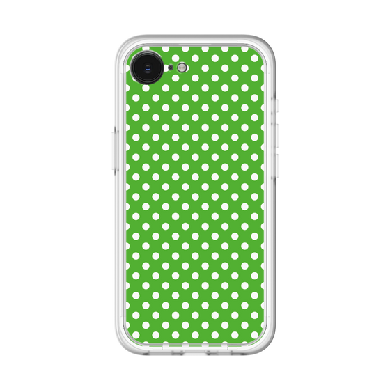 スリムプロテクションプレミアムケース［ Small Dot - Green ］