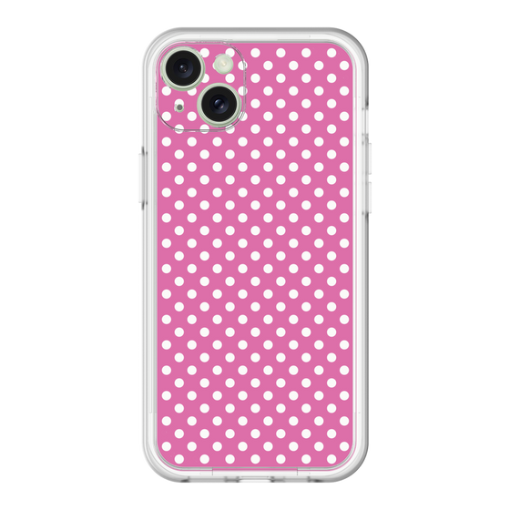 スリムプロテクションプレミアムケース［ Small Dot - Pink ］