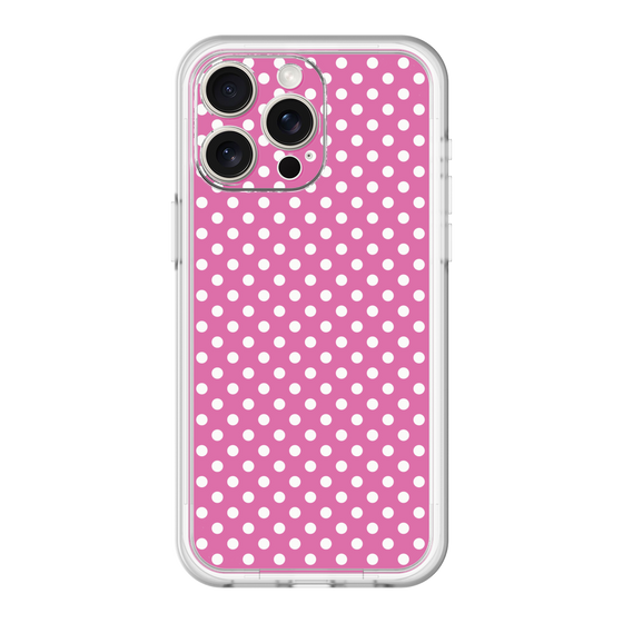スリムプロテクションプレミアムケース［ Small Dot - Pink ］