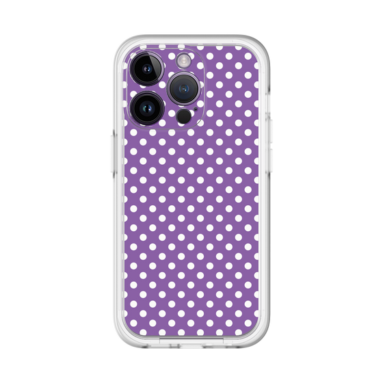 スリムプロテクションプレミアムケース［ Small Dot - Purple ］