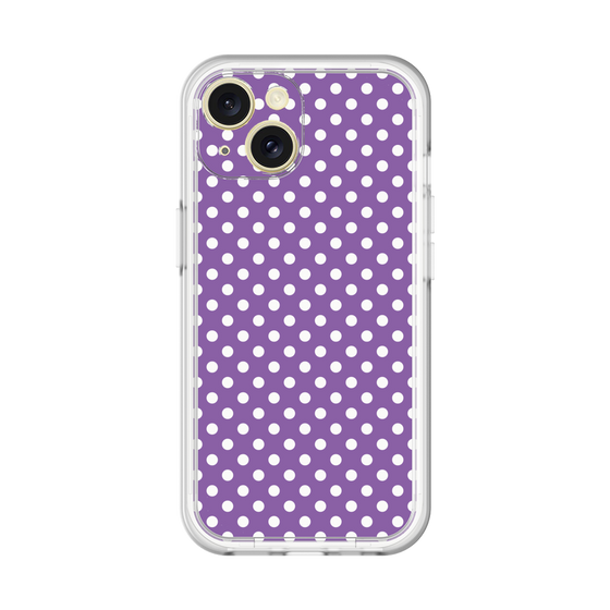 スリムプロテクションプレミアムケース［ Small Dot - Purple ］