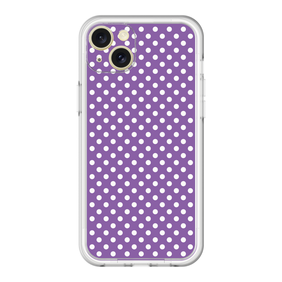 スリムプロテクションプレミアムケース［ Small Dot - Purple ］