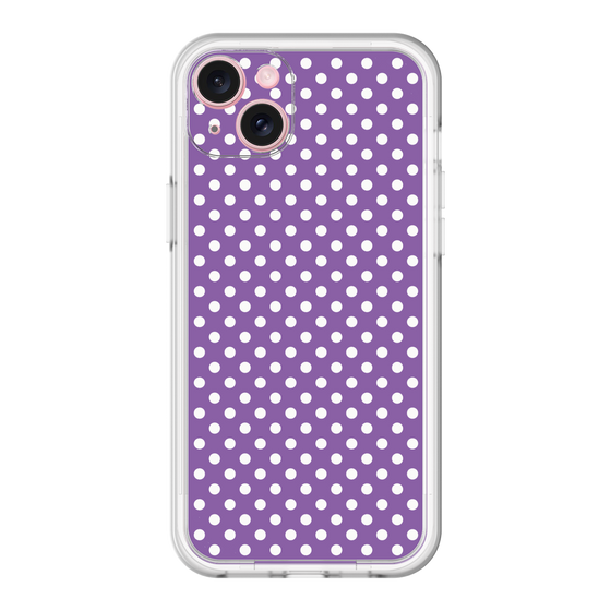 スリムプロテクションプレミアムケース［ Small Dot - Purple ］
