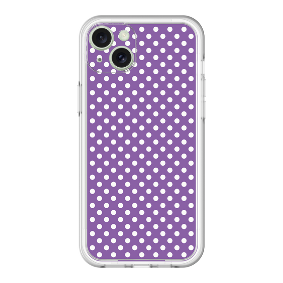 スリムプロテクションプレミアムケース［ Small Dot - Purple ］