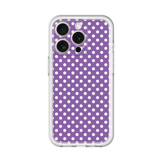 スリムプロテクションプレミアムケース［ Small Dot - Purple ］