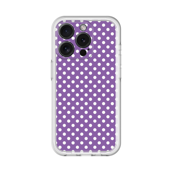 スリムプロテクションプレミアムケース［ Small Dot - Purple ］