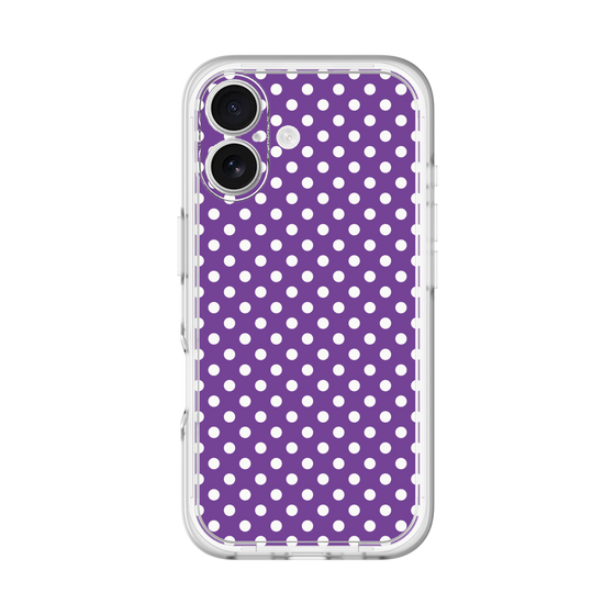 スリムプロテクションプレミアムケース［ Small Dot - Purple ］