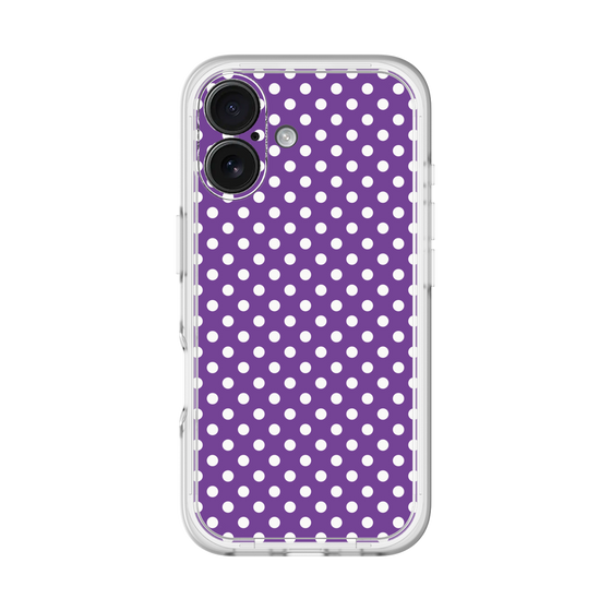 スリムプロテクションプレミアムケース［ Small Dot - Purple ］