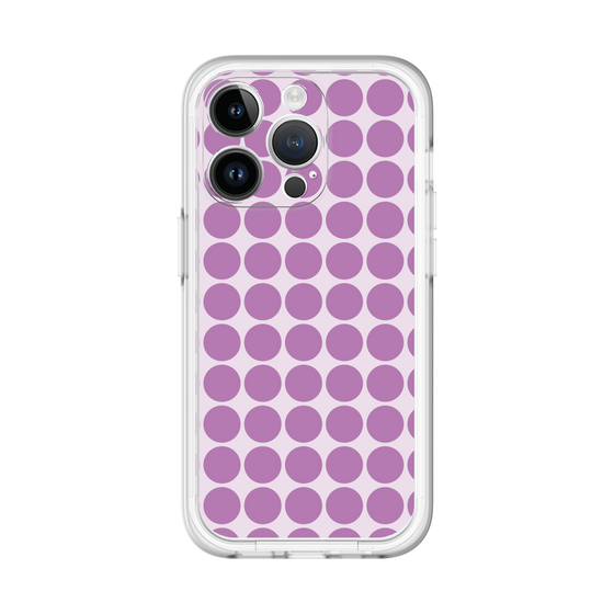 スリムプロテクションプレミアムケース［ Big Dot - Purple ］