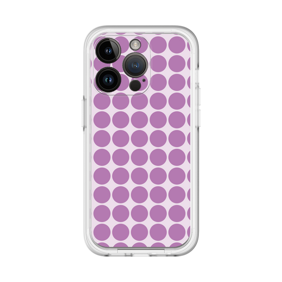 スリムプロテクションプレミアムケース［ Big Dot - Purple ］