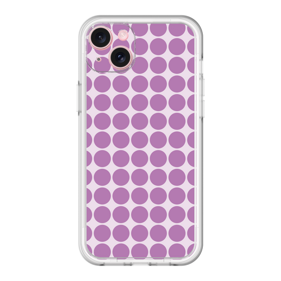 スリムプロテクションプレミアムケース［ Big Dot - Purple ］