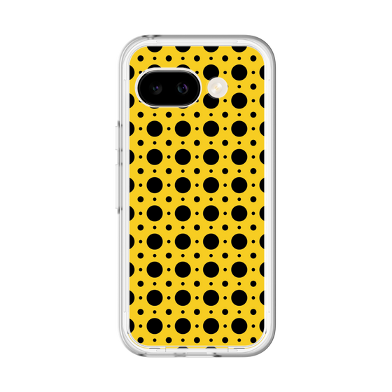 スリムプロテクションプレミアムケース［ Shower Dot - Yellow ］