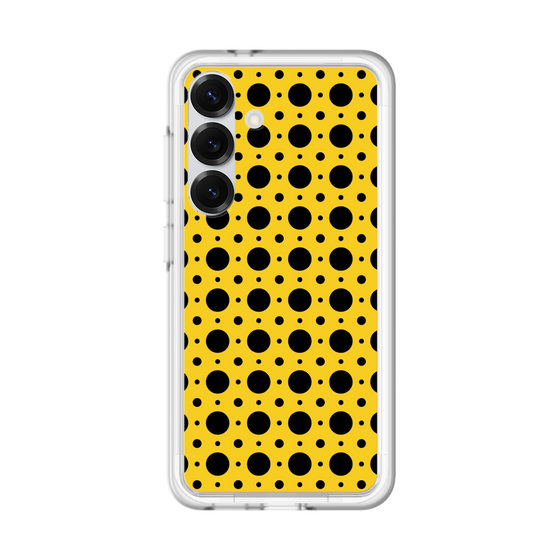 スリムプロテクションプレミアムケース［ Shower Dot - Yellow ］