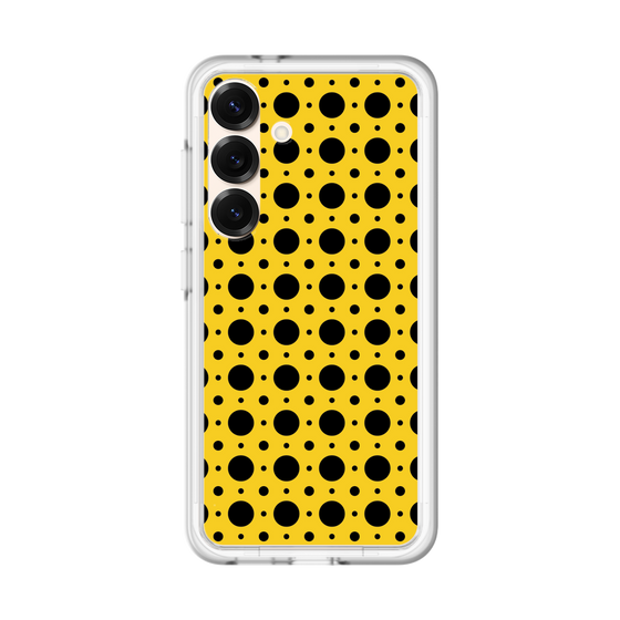 スリムプロテクションプレミアムケース［ Shower Dot - Yellow ］