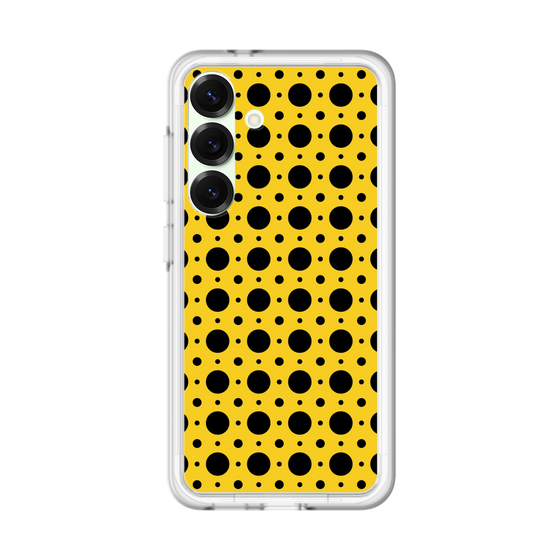 スリムプロテクションプレミアムケース［ Shower Dot - Yellow ］