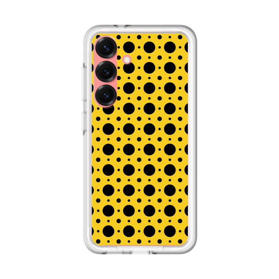 スリムプロテクションプレミアムケース［ Shower Dot - Yellow ］