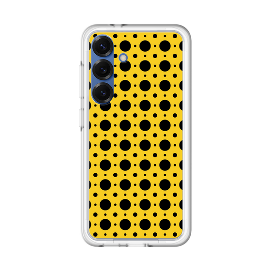 スリムプロテクションプレミアムケース［ Shower Dot - Yellow ］