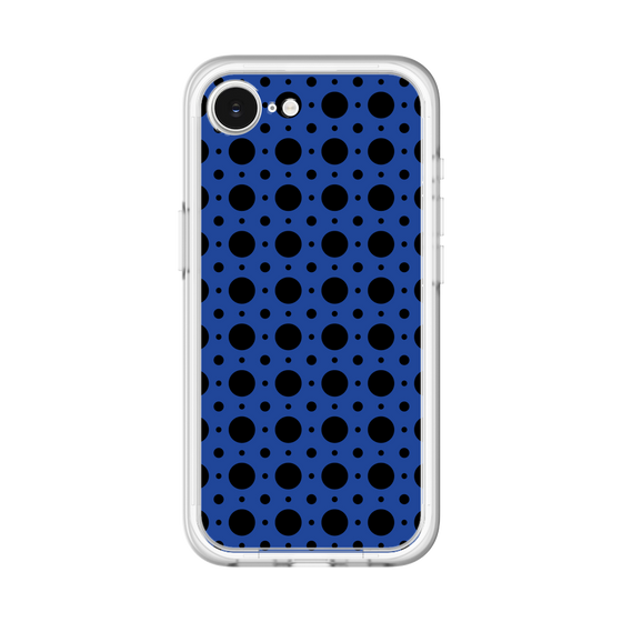 スリムプロテクションプレミアムケース［ Shower Dot - Blue ］