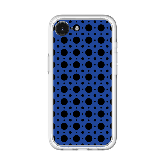 スリムプロテクションプレミアムケース［ Shower Dot - Blue ］