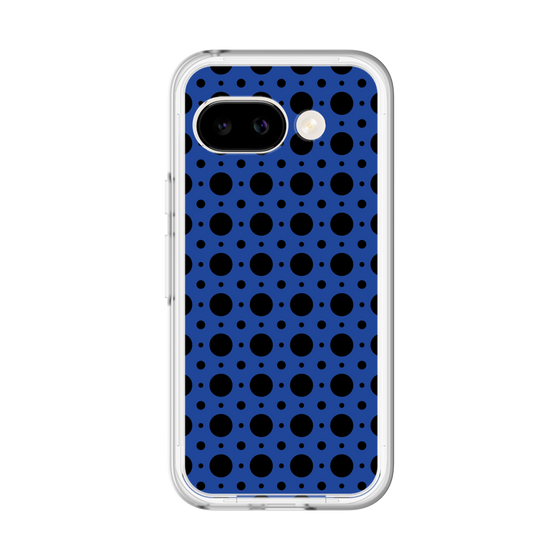 スリムプロテクションプレミアムケース［ Shower Dot - Blue ］