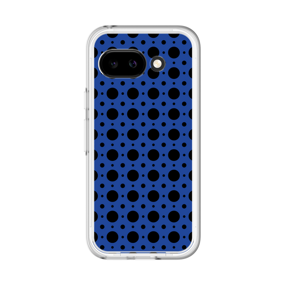 スリムプロテクションプレミアムケース［ Shower Dot - Blue ］
