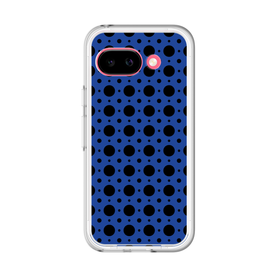 スリムプロテクションプレミアムケース［ Shower Dot - Blue ］