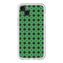 スリムプロテクションプレミアムケース［ Shower Dot - Green ］