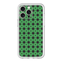 スリムプロテクションプレミアムケース［ Shower Dot - Green ］